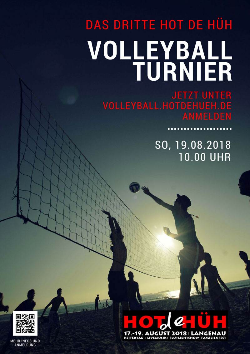 Plakat Volleyball 2018